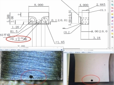 電火花加工-表面0.05鏡面無塌邊_最小孔0.1mm